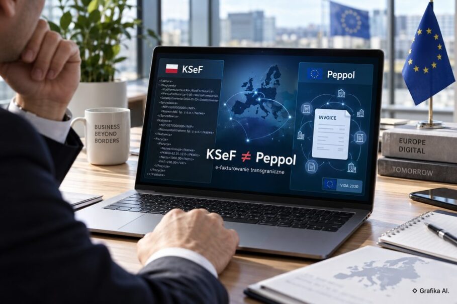 KSeF i Peppol – porównanie systemów e-fakturowania transgranicznego